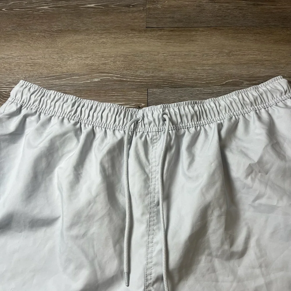 Nike‎ Swim Trunks Mens XXL Light Grey Mesh Lined 5